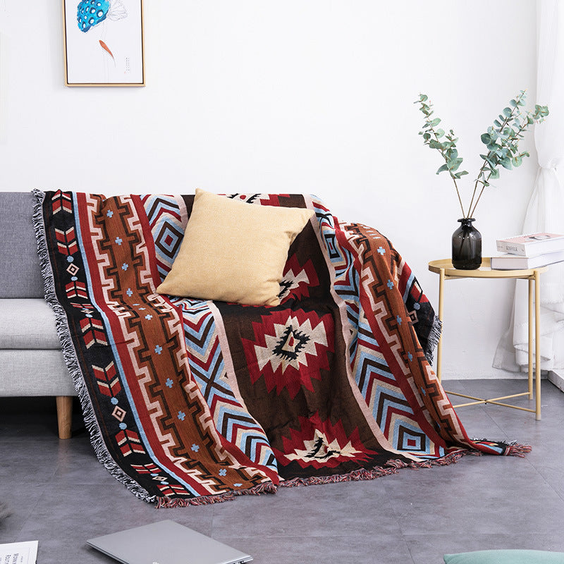 Jeté de canapé - housse de canapé style scandinave
