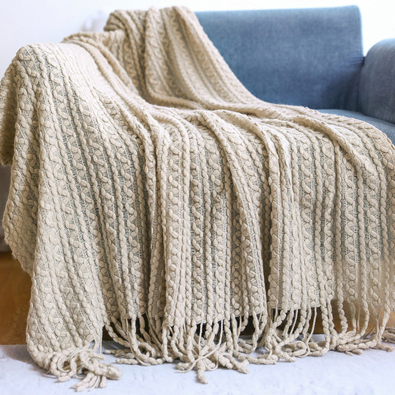 Jeté de canapé et couverture de sieste pour salon et dortoir