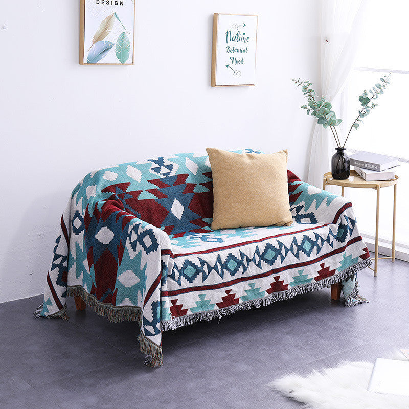 Jeté de canapé - housse de canapé style scandinave