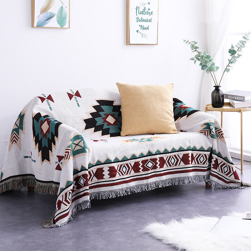 Jeté de canapé - housse de canapé style scandinave