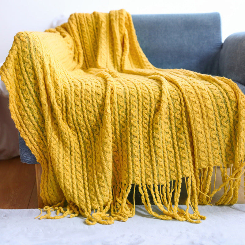 Jeté de canapé et couverture de sieste pour salon et dortoir