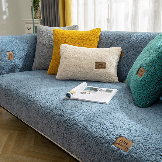 Housse de Canapé Luxe en Peluche – Style, Protection et Confort